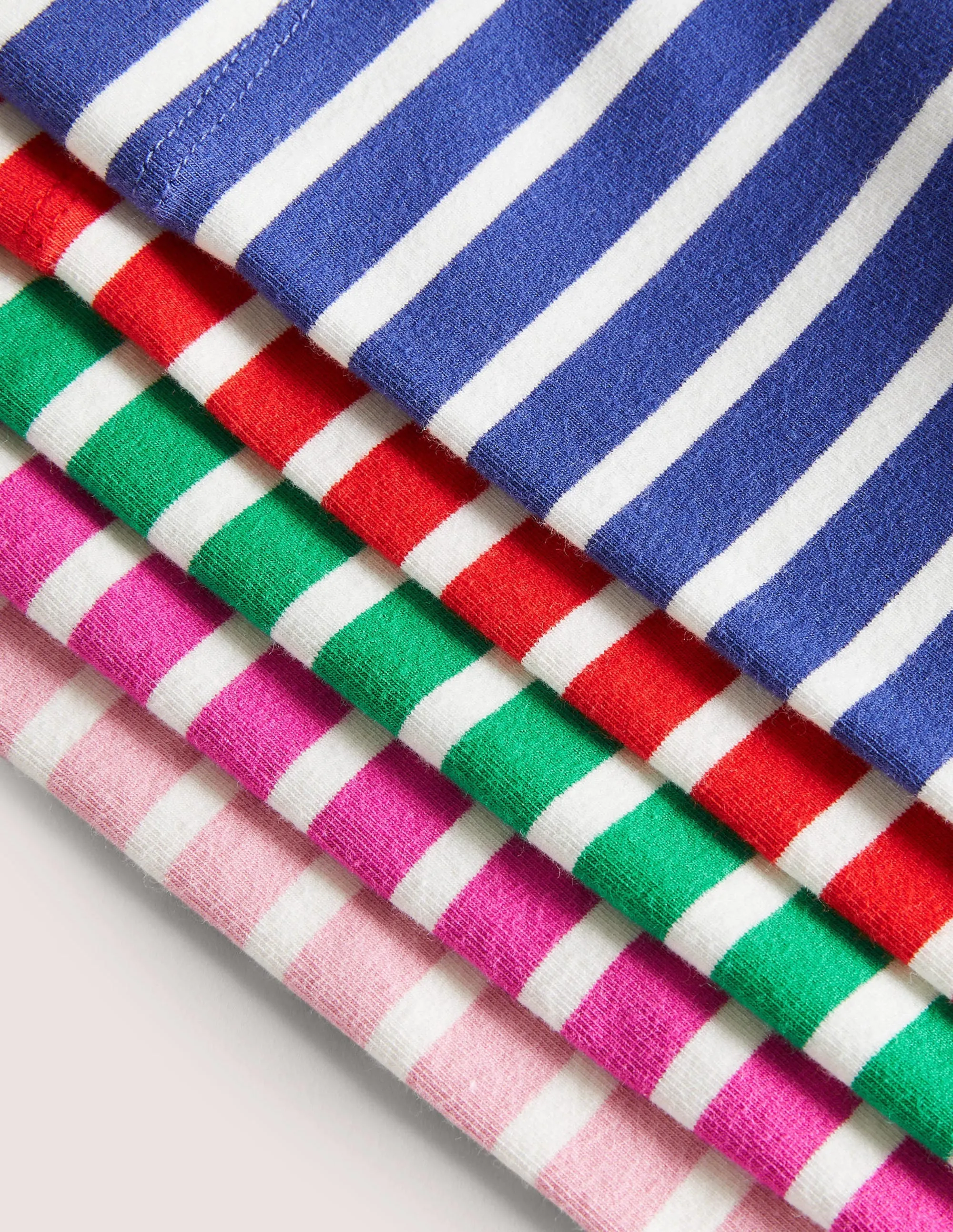 5-Pack Multi-Coloured Stripe Leggings-Multi Stripe