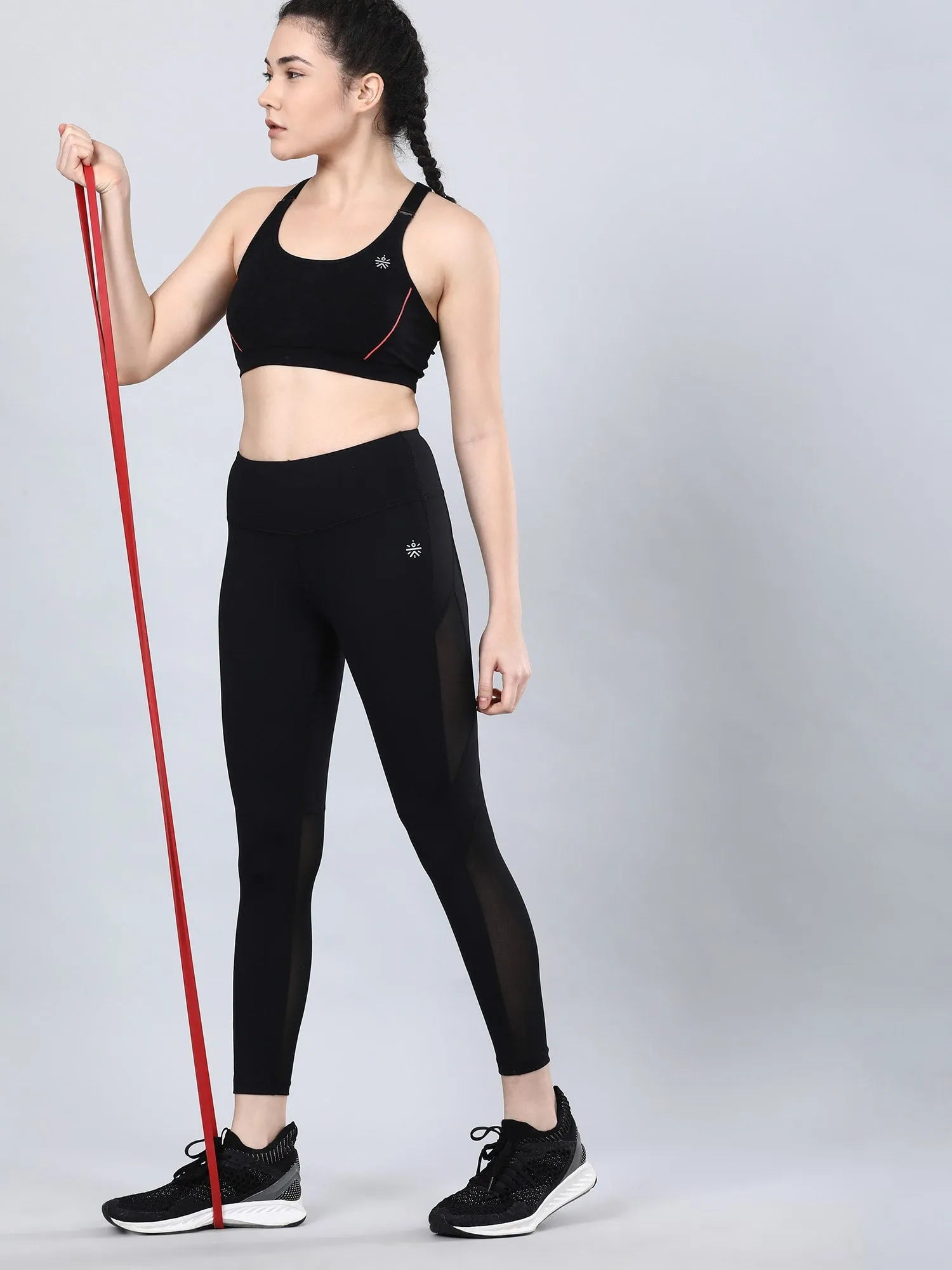 Absolute Fit Perfect Mesh Black Workout Leggings