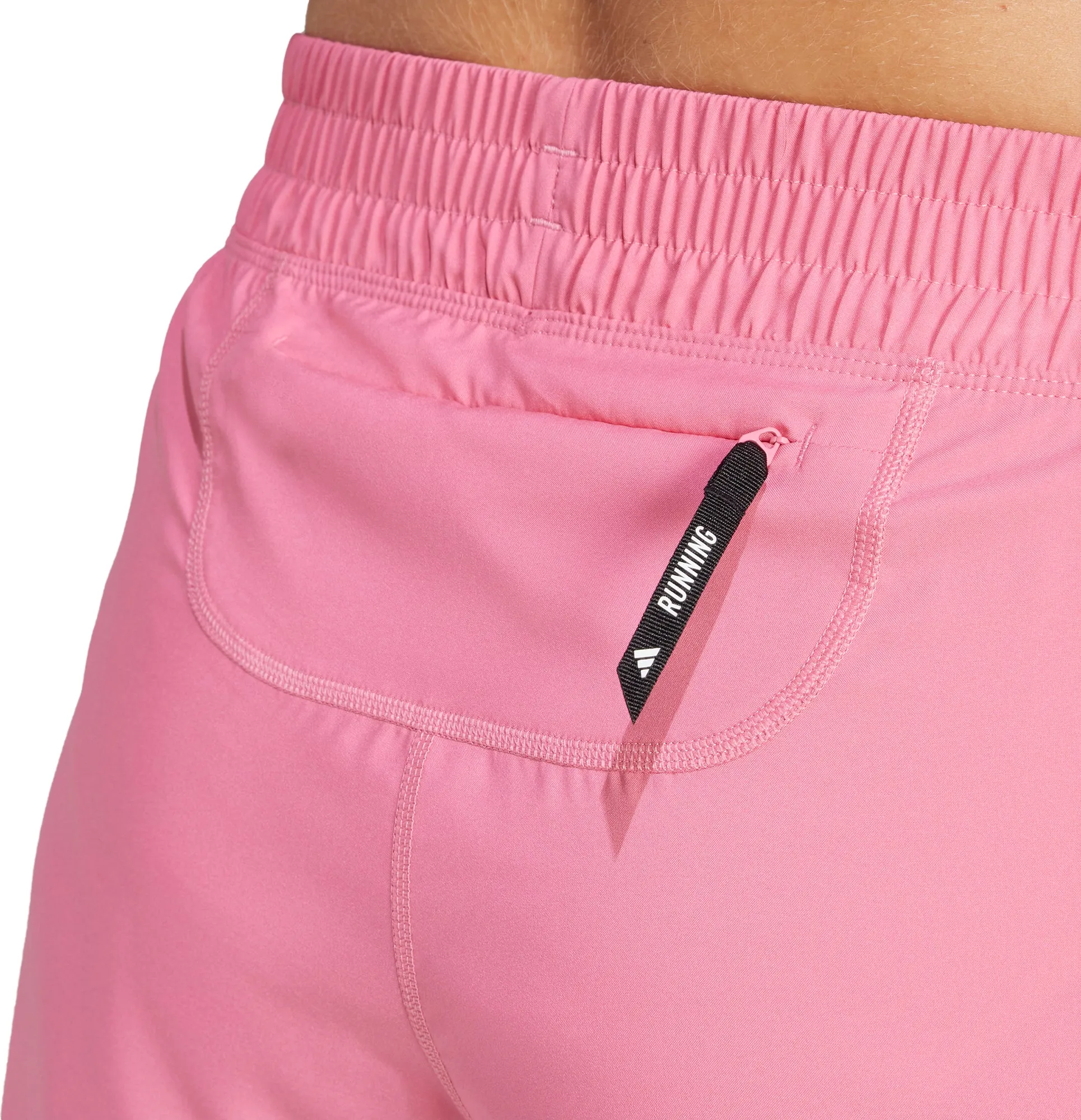 adidas Own The Run 3 Inch Womens Running Shorts - Pink