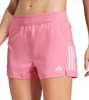 adidas Own The Run 3 Inch Womens Running Shorts - Pink