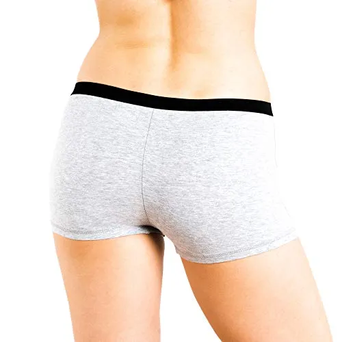 Alyce Intimates Women's Cotton Boyshort, Pack of 12