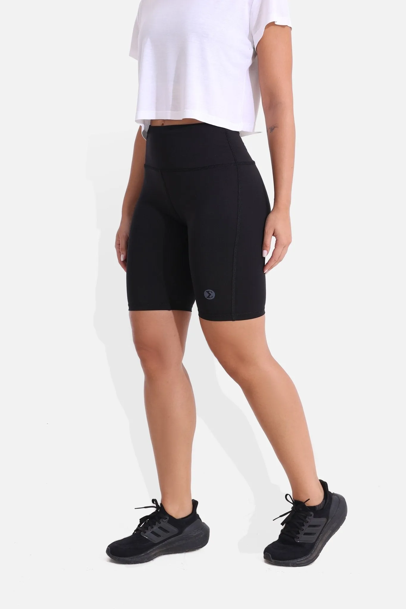 Black Essential Biker Short