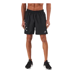 Brand Love Graphic Shorts Black