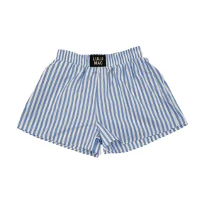 BXST- LT. BLUE STRIPED BOXER SHORT