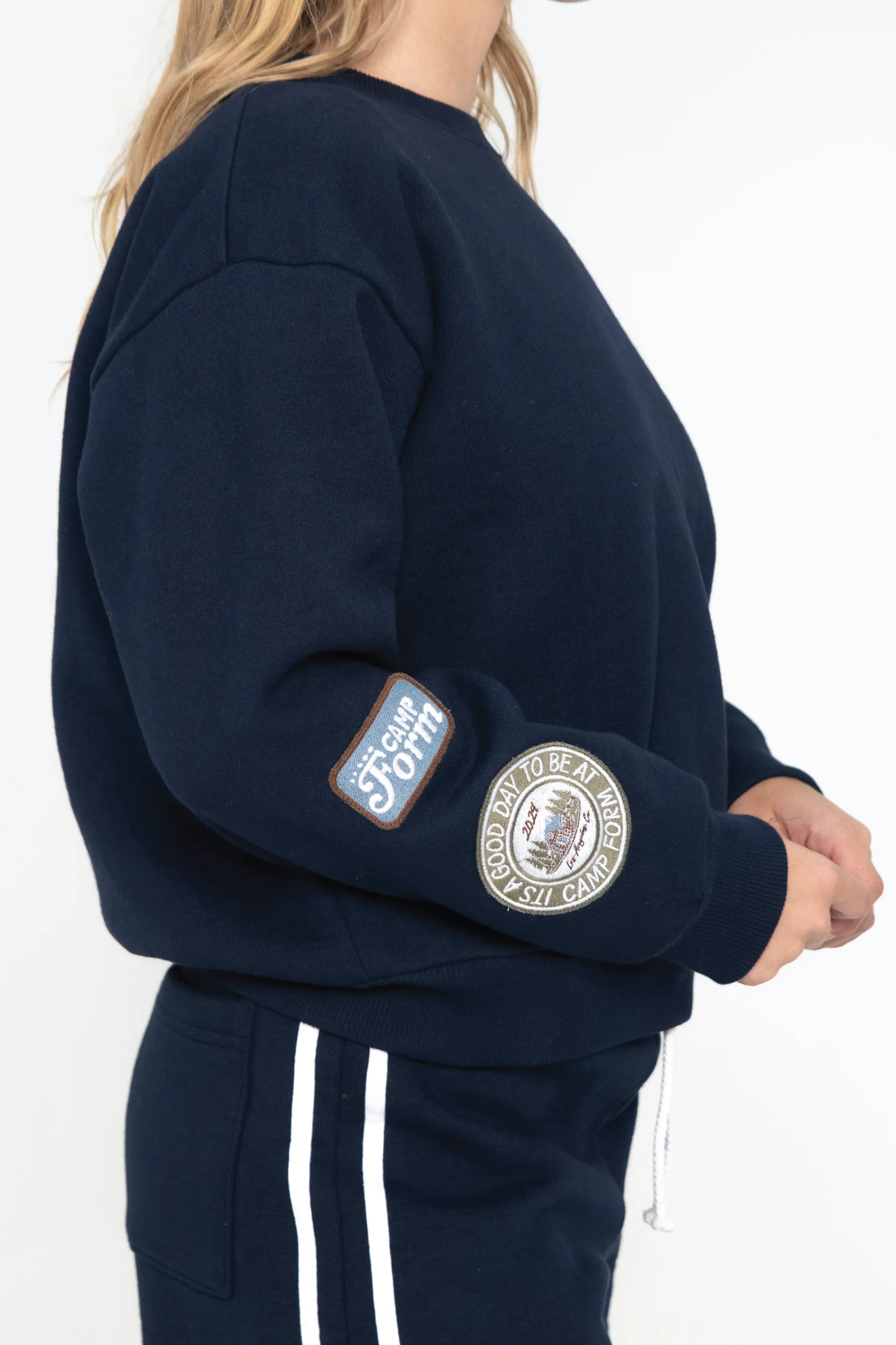 Camp Crewneck - Navy