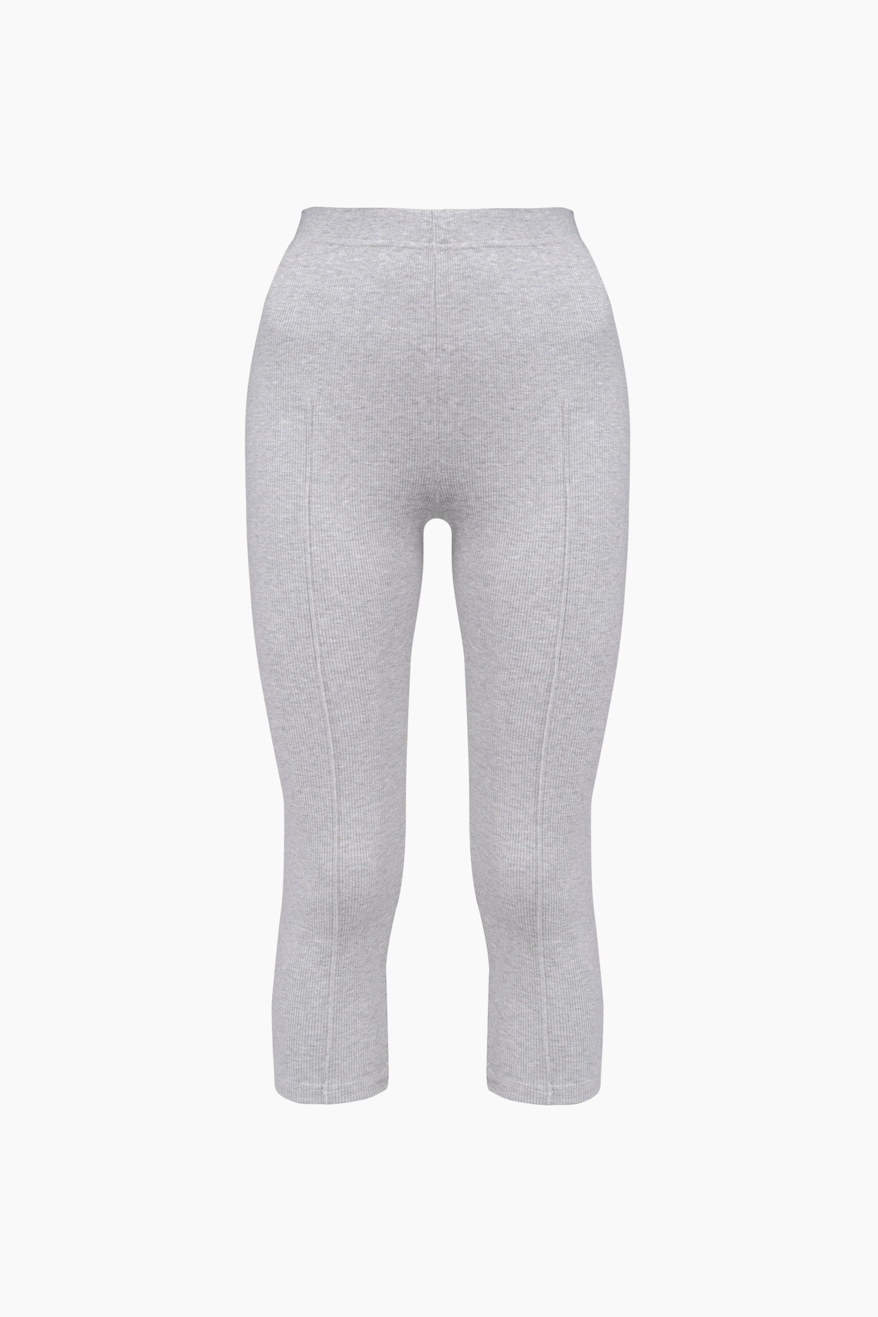Capri Stretch-cotton Jersey Legging in Grey