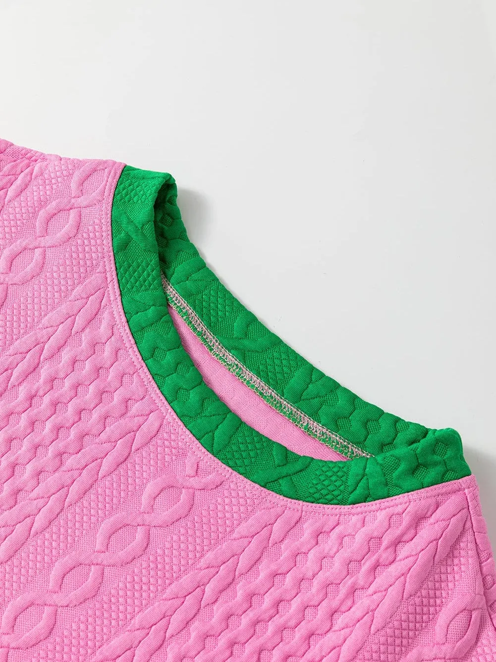 Casual Pink Shorts and Top Set