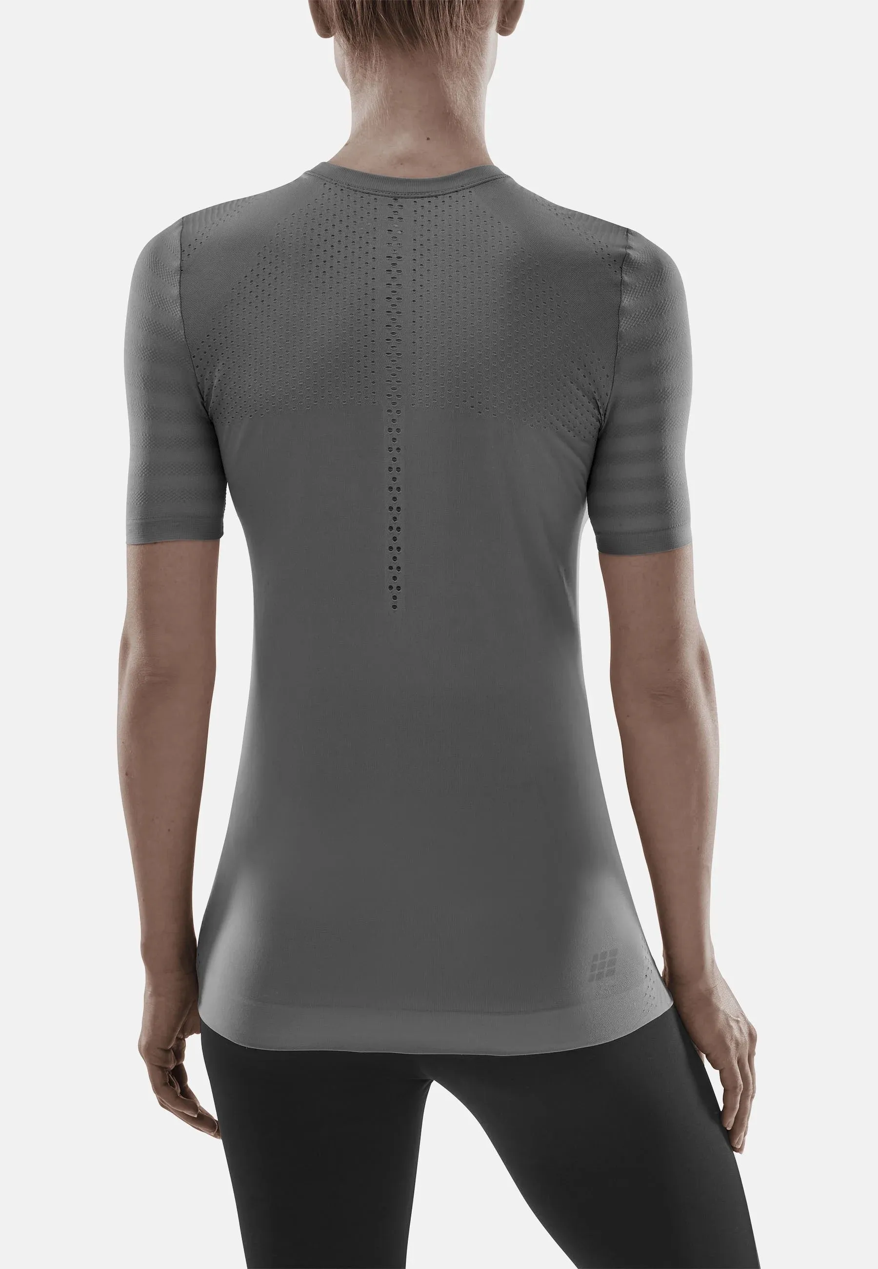 CEP Women's Run Ultralight Shirt Short Sleeve - Grey