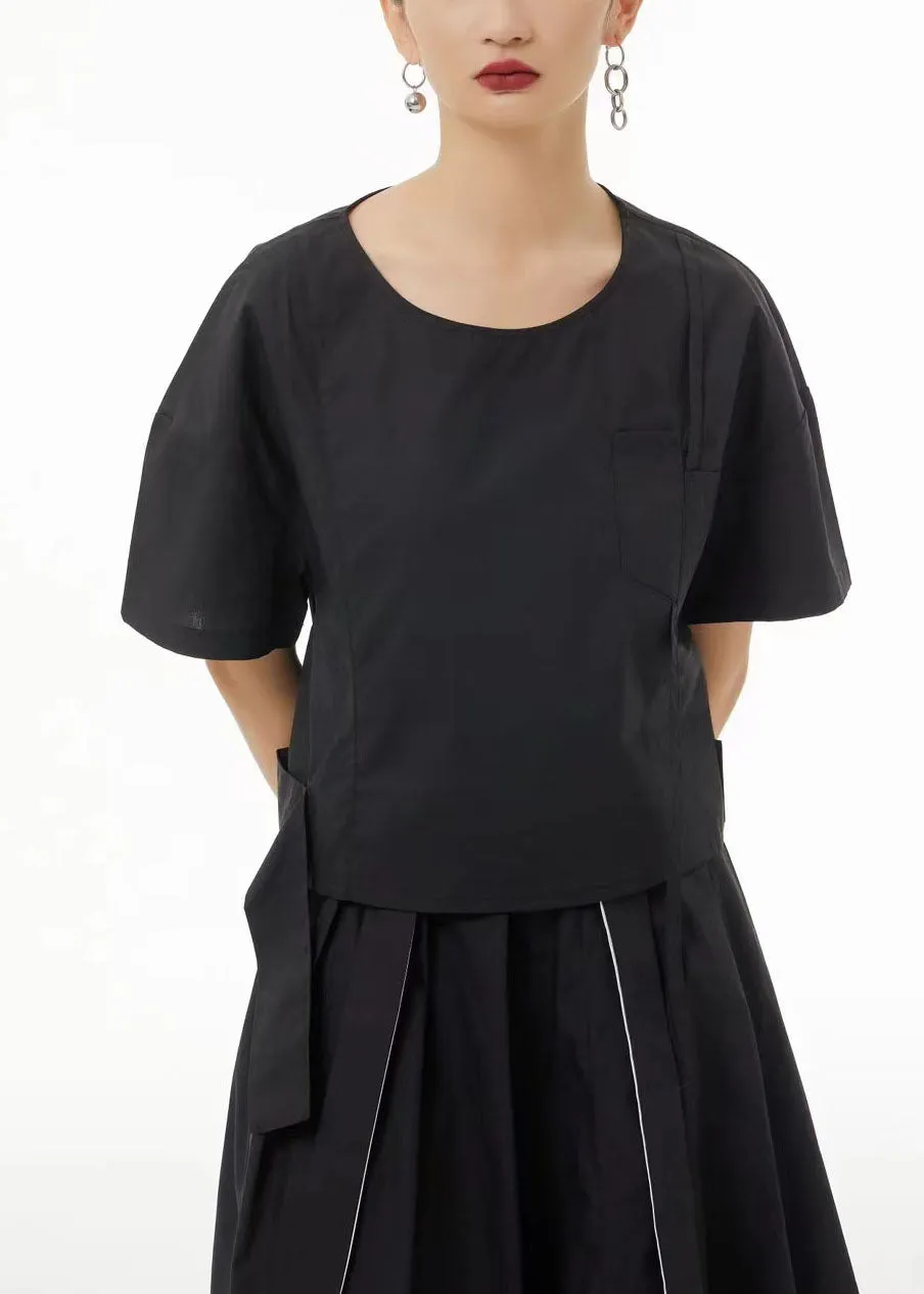 Chic White O-Neck Oversized Cotton Tank Tops Summer TS1061