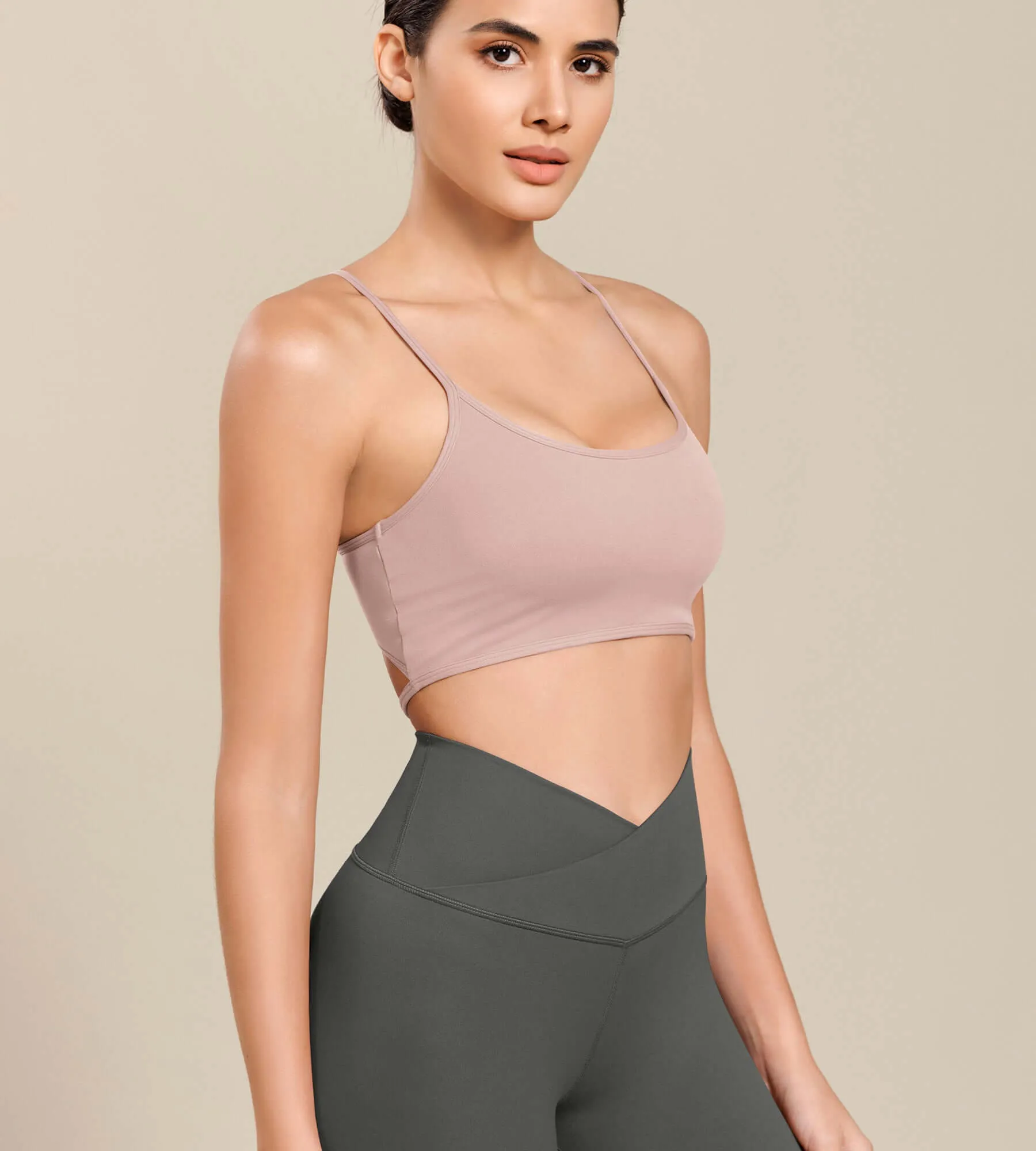Cloud Feeling Halter Padding Sports Bra