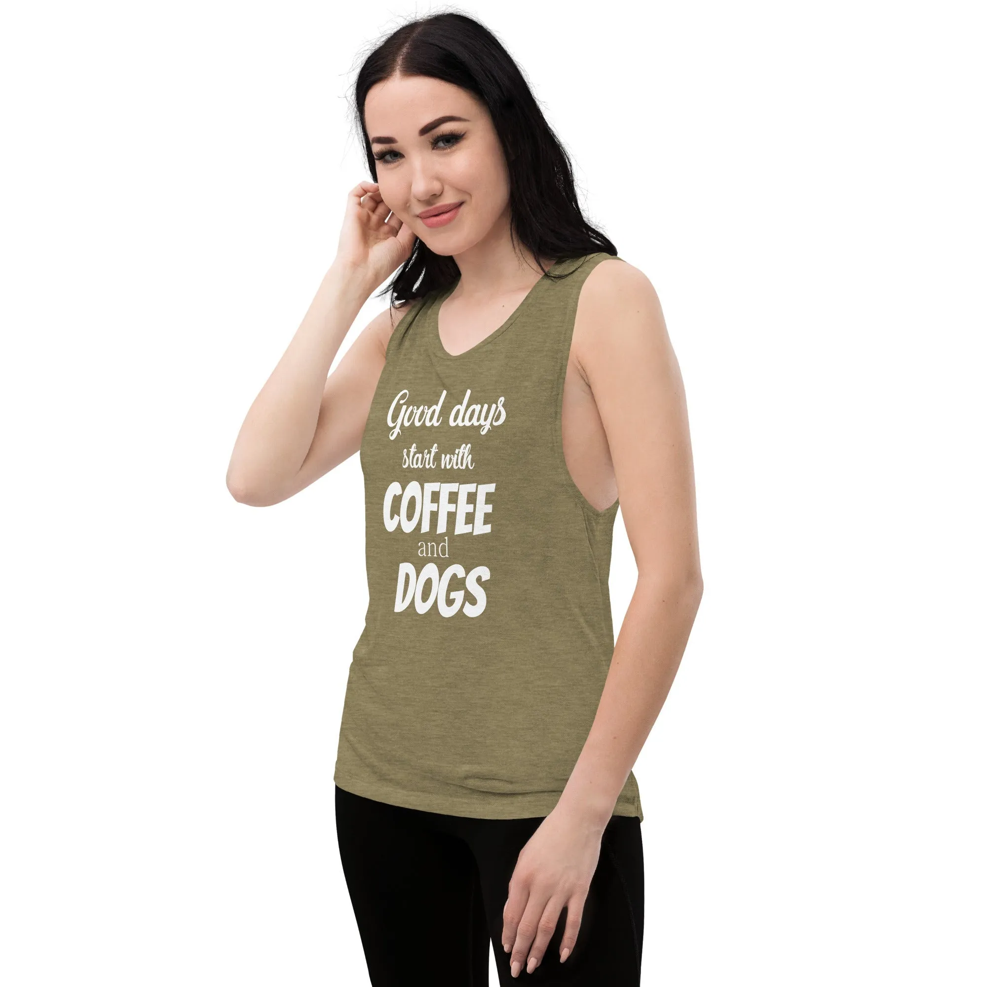 Coffee and dogs Women's Tank Top