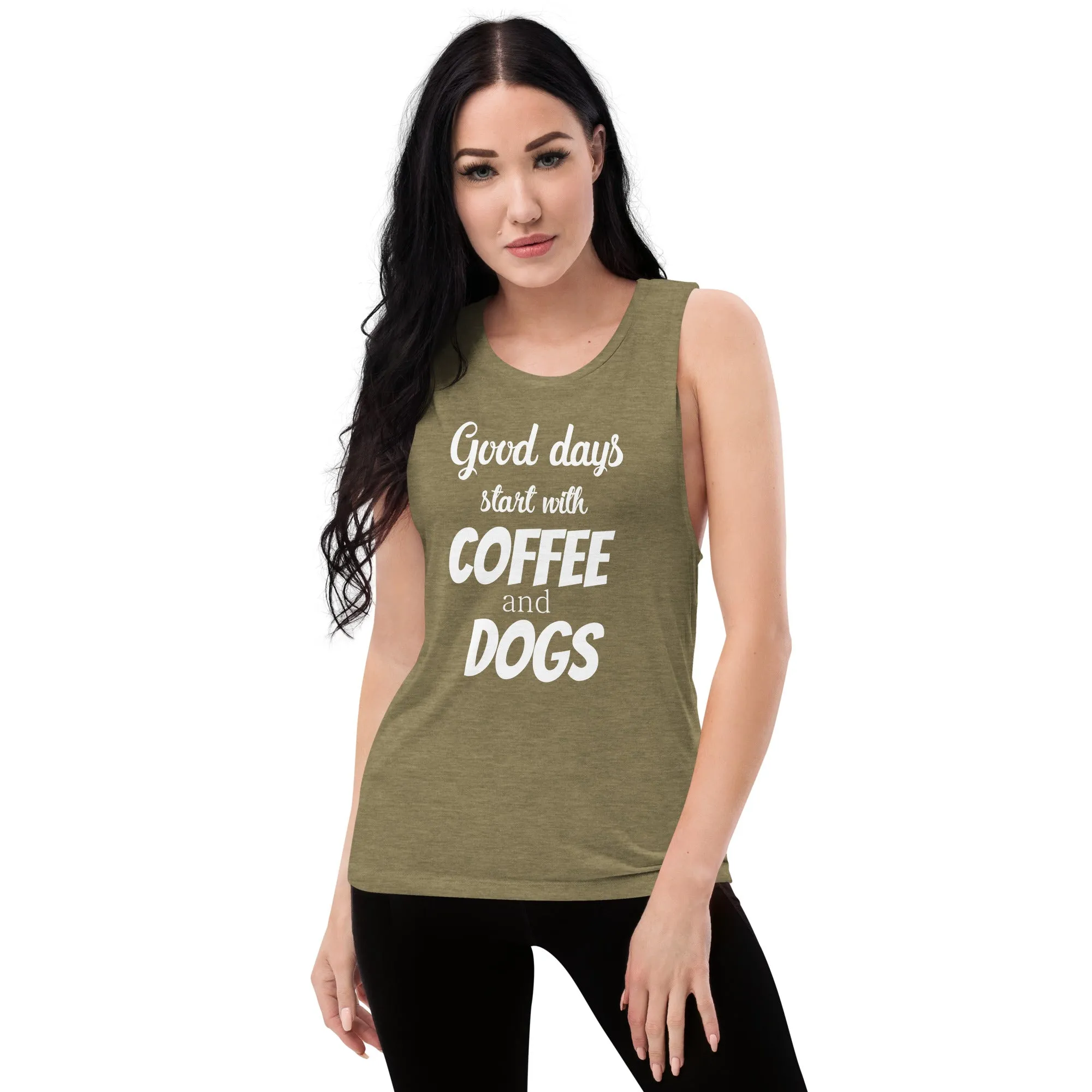 Coffee and dogs Women's Tank Top