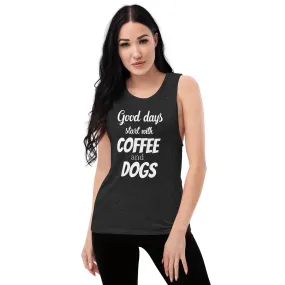 Coffee and dogs Women's Tank Top