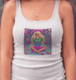 Dance Mom: You've Got This - Blonde Mom - Sitting - Women's Flowy Racerback Tank
