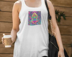 Dance Mom: You've Got This - Blonde Mom - Sitting - Women's Flowy Racerback Tank