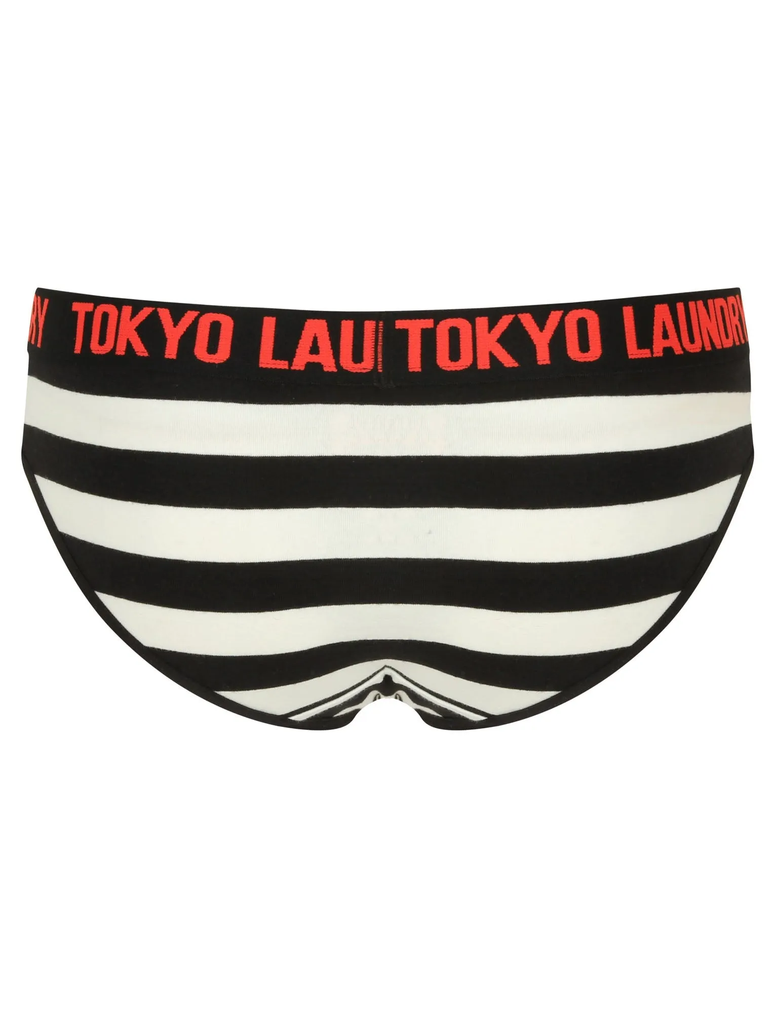 Eta (3 Pack) Assorted Briefs in Ivory / Black - Tokyo Laundry