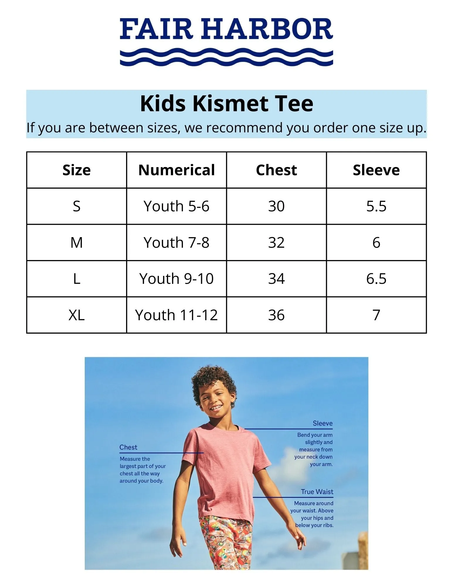 FAIR HARBOR- KIDS KISMET T-SHIRT