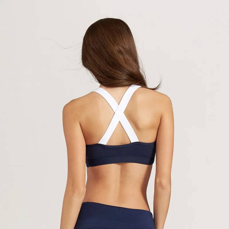 Fashion sports bra without steel ring bra Yoga fitness running shockproof sports underwear