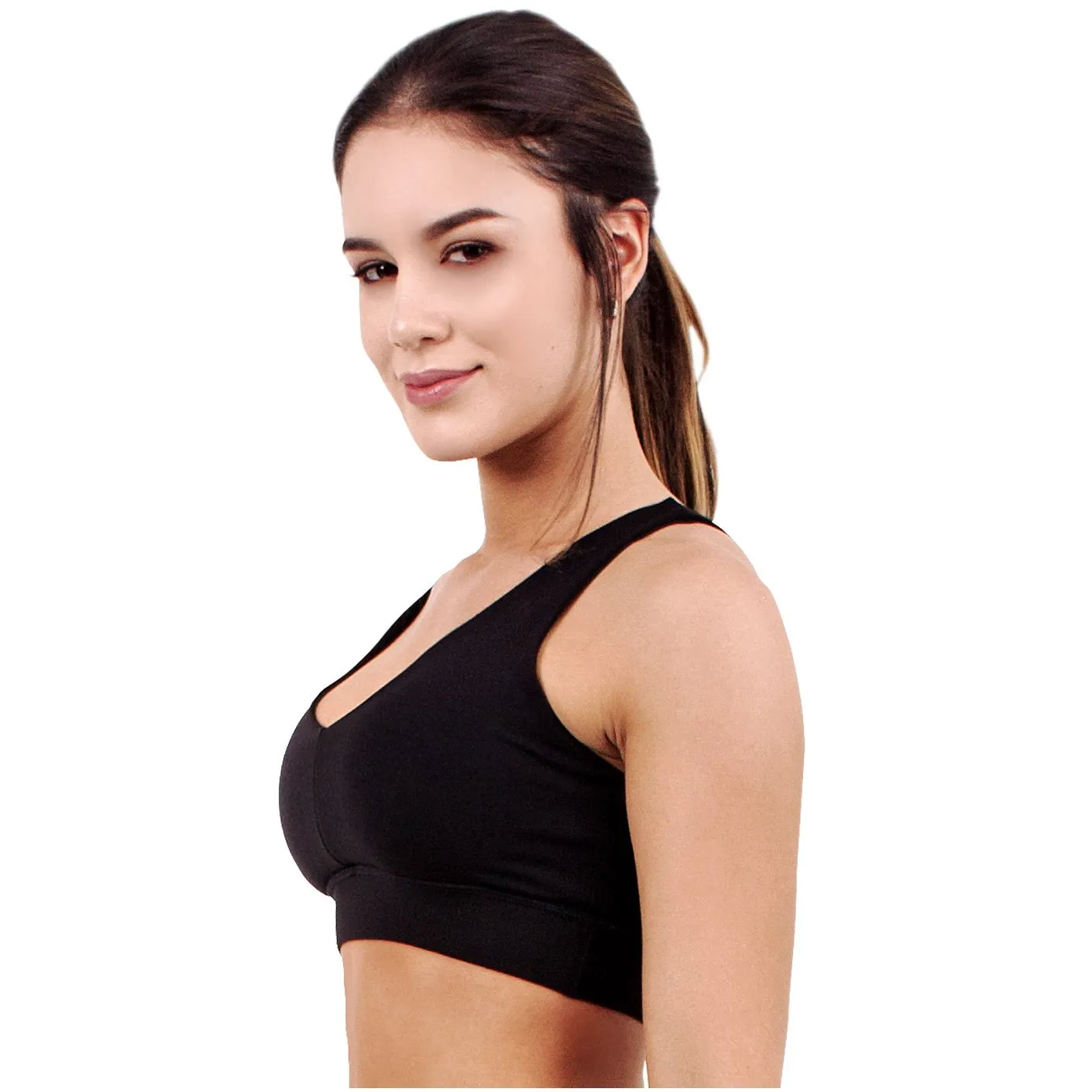 FLEXMEE 902008 | Luxury Sport Active Criss Cross Bra | Supplex 360