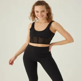 Form & Grace Leggings With Mesh Panel Detail