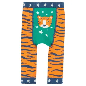 Frugi Infant Knitted Leggings 500086A4tigf Tiger Face