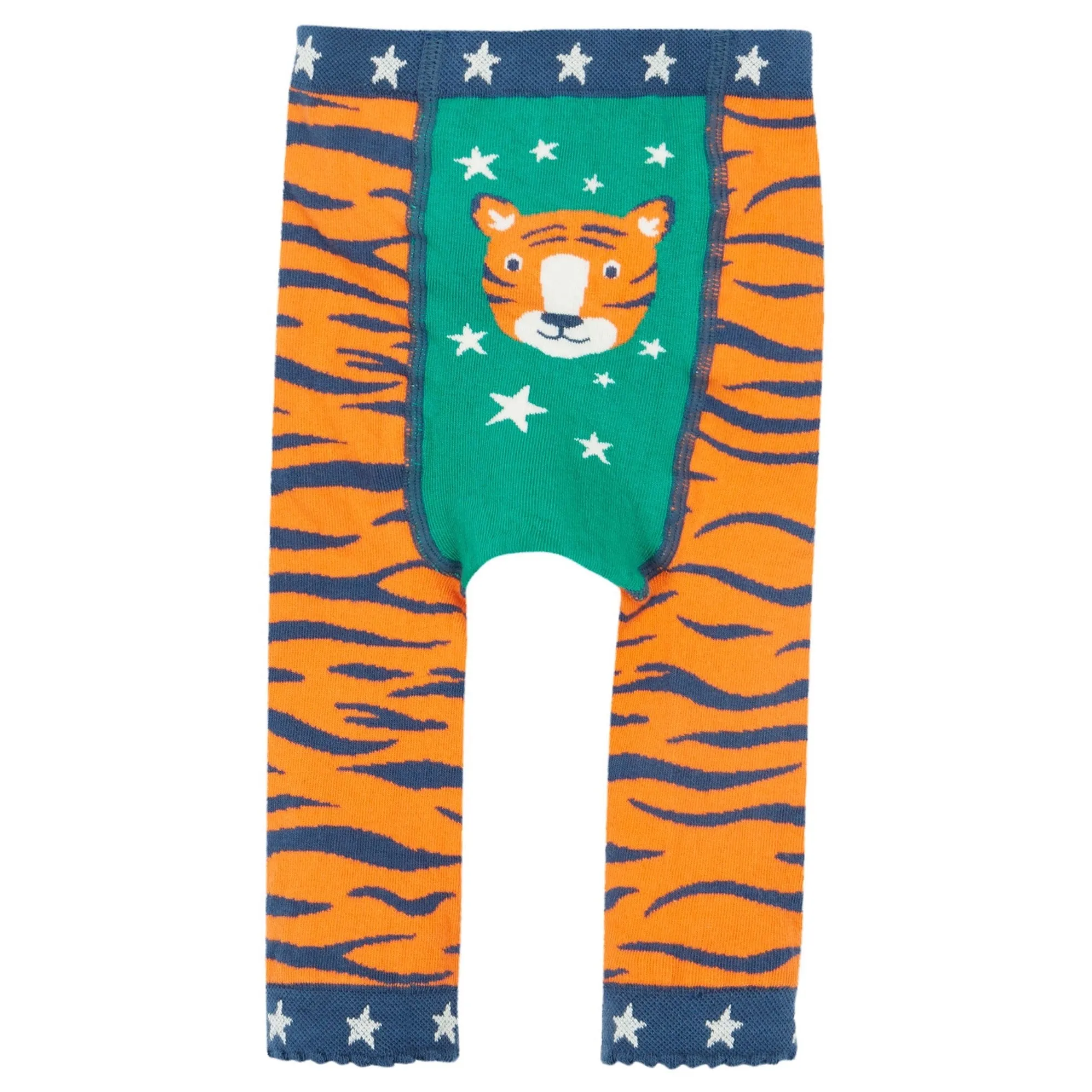 Frugi Infant Knitted Leggings 500086A4tigf Tiger Face