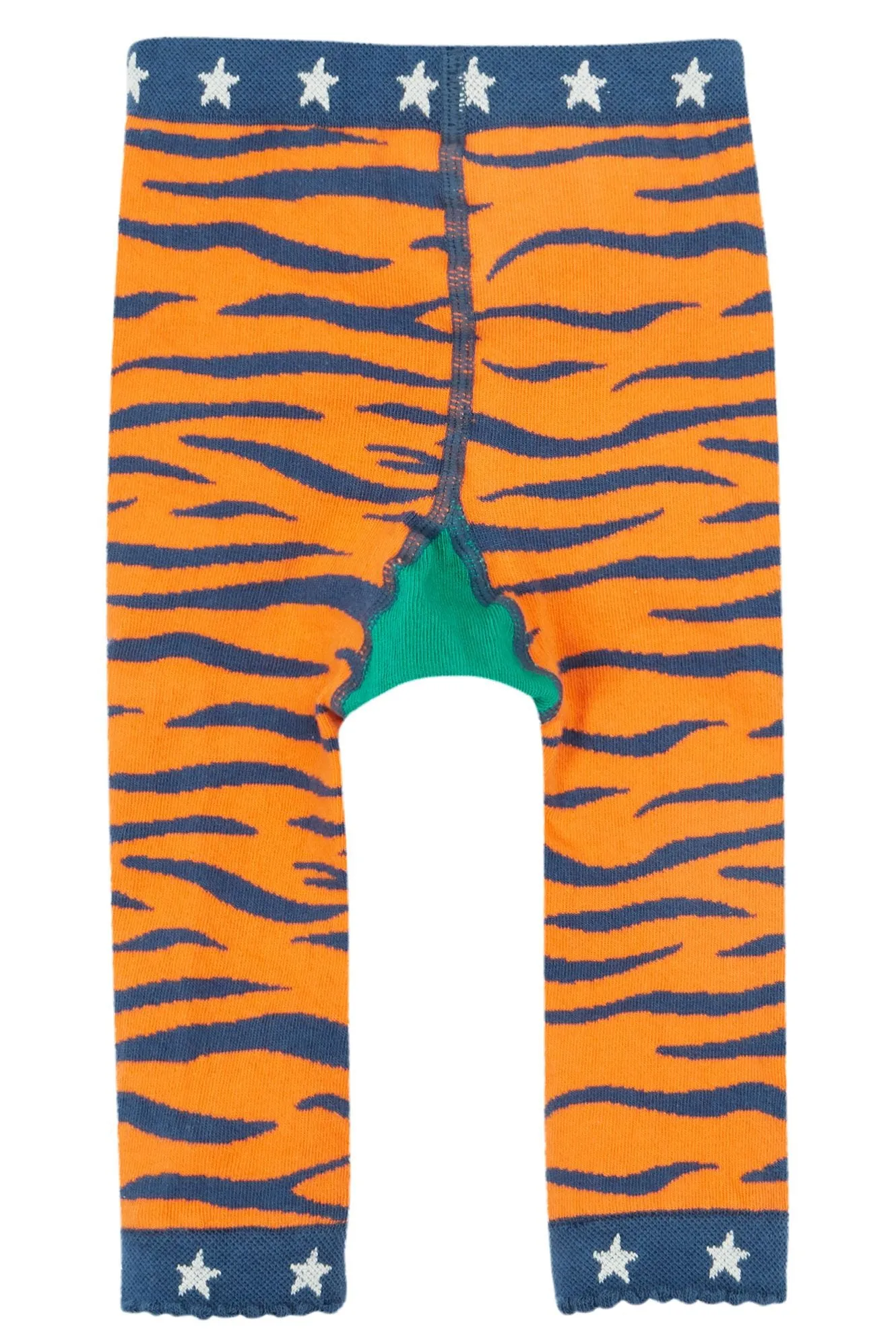 Frugi Infant Knitted Leggings 500086A4tigf Tiger Face
