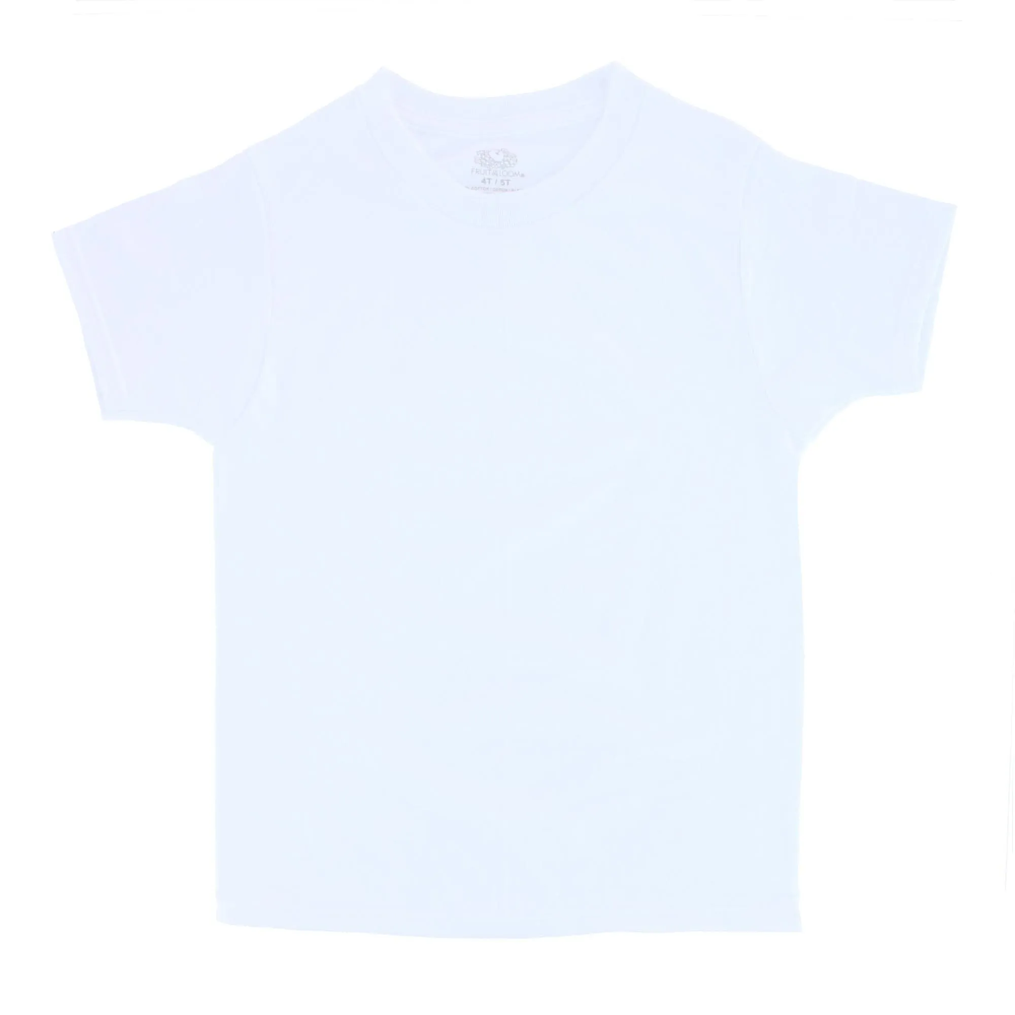 Fruit of the Loom Toddler Boy's Crew Undershirt (Pack of 6)