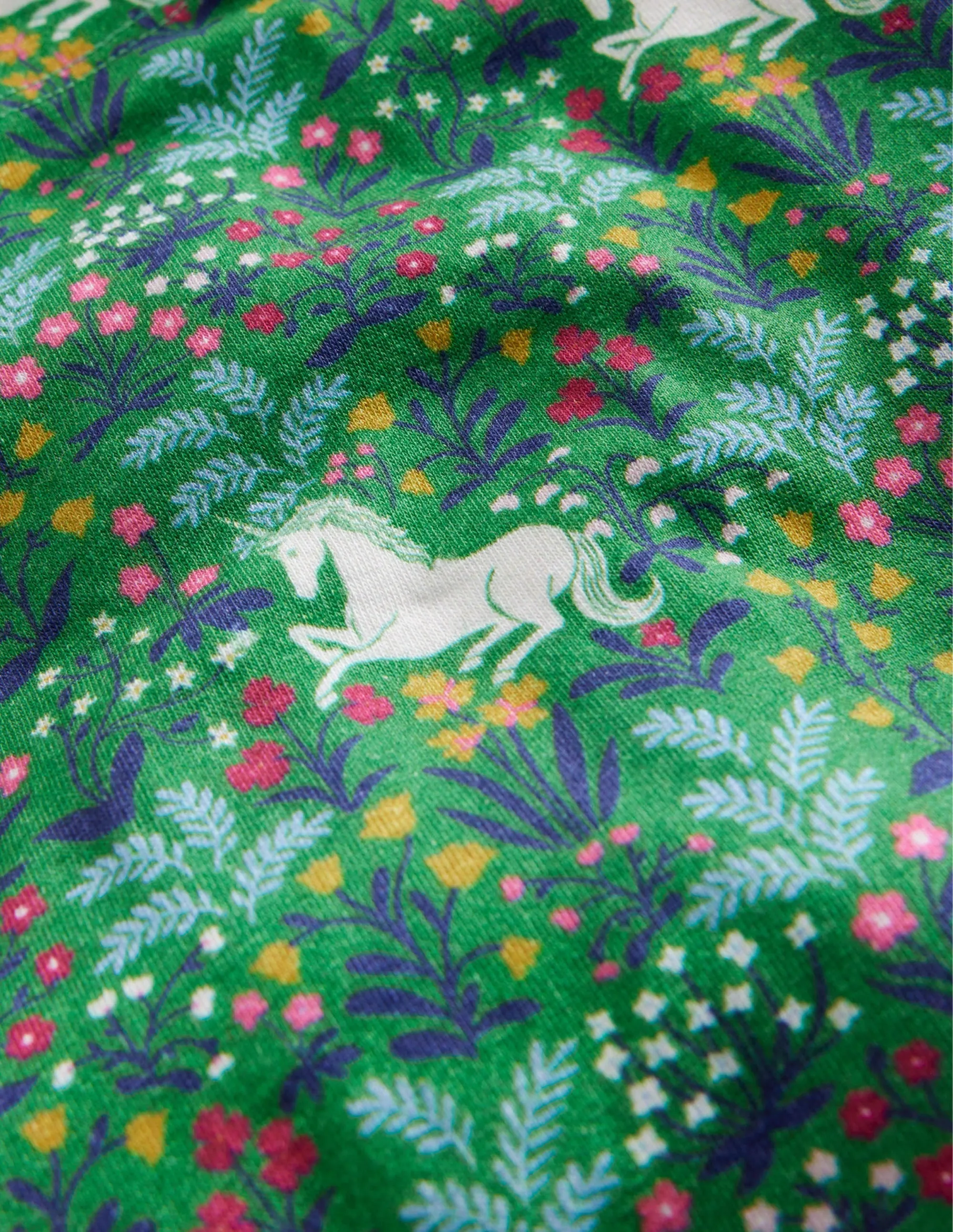 Fun Leggings-Deep Green Unicorn