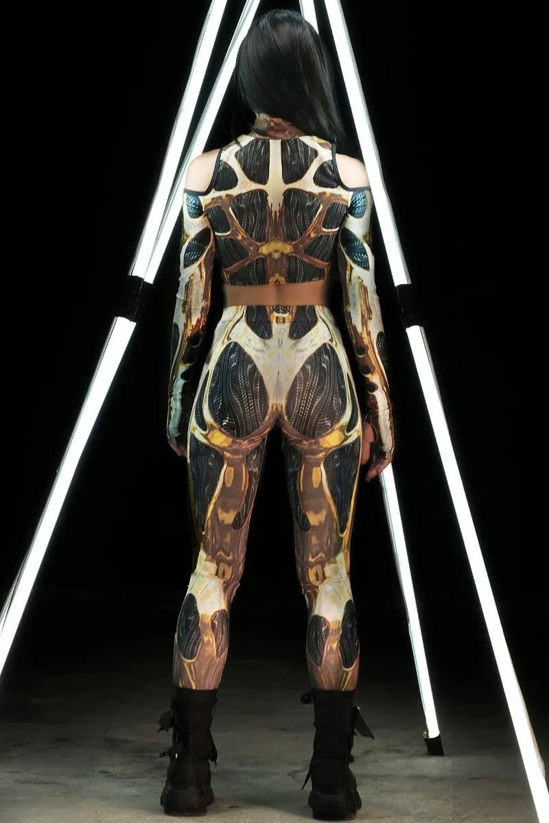 Golden Cyborg Leggings