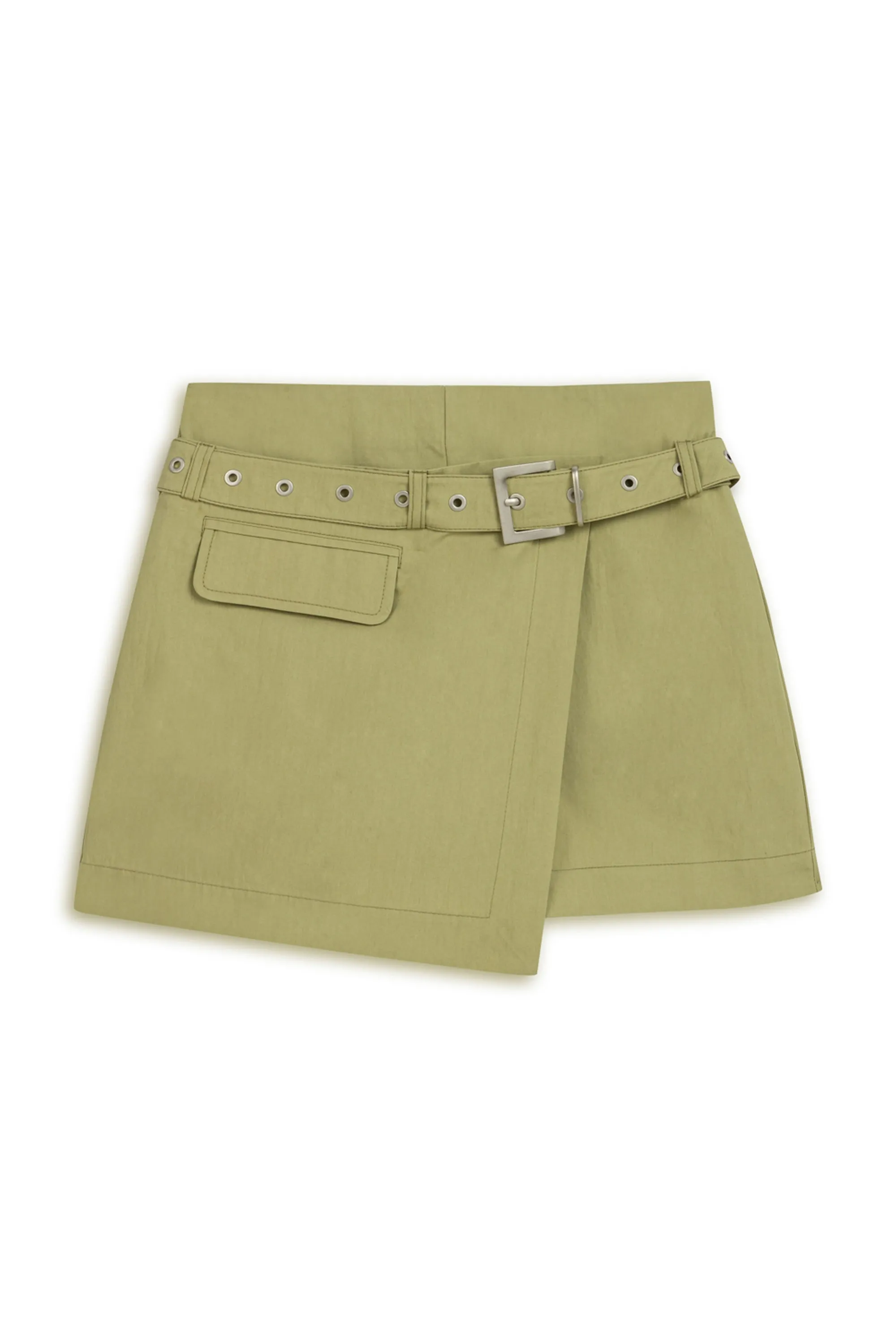 Green Belt Detailed Skort