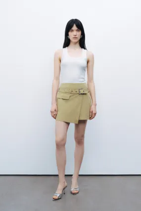 Green Belt Detailed Skort