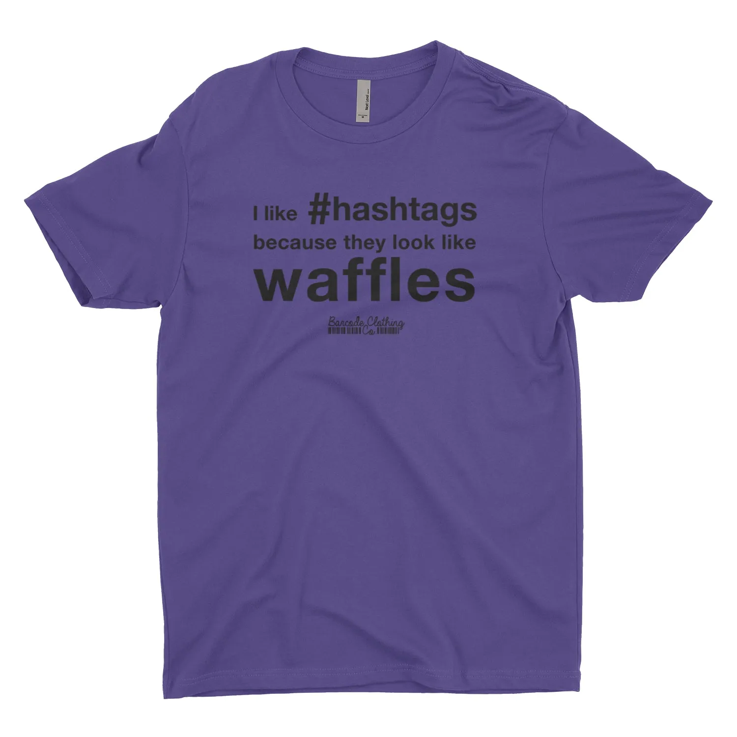 Hashtags Waffles Blacked Out