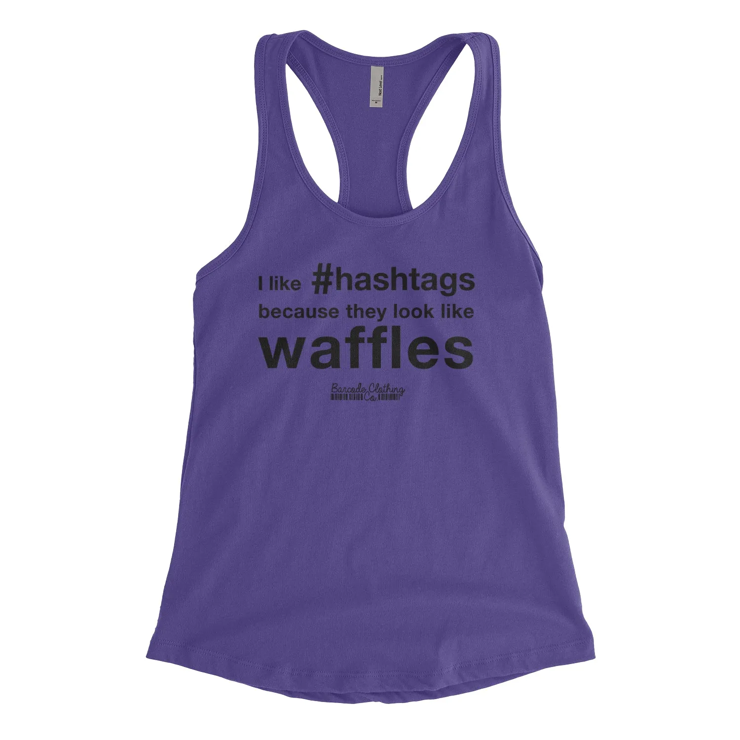 Hashtags Waffles Blacked Out
