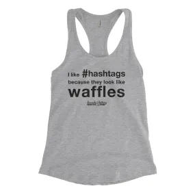 Hashtags Waffles Blacked Out