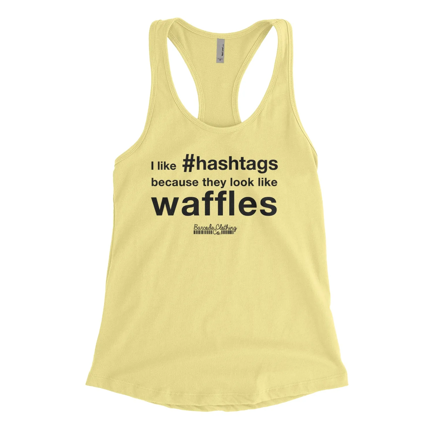 Hashtags Waffles Blacked Out