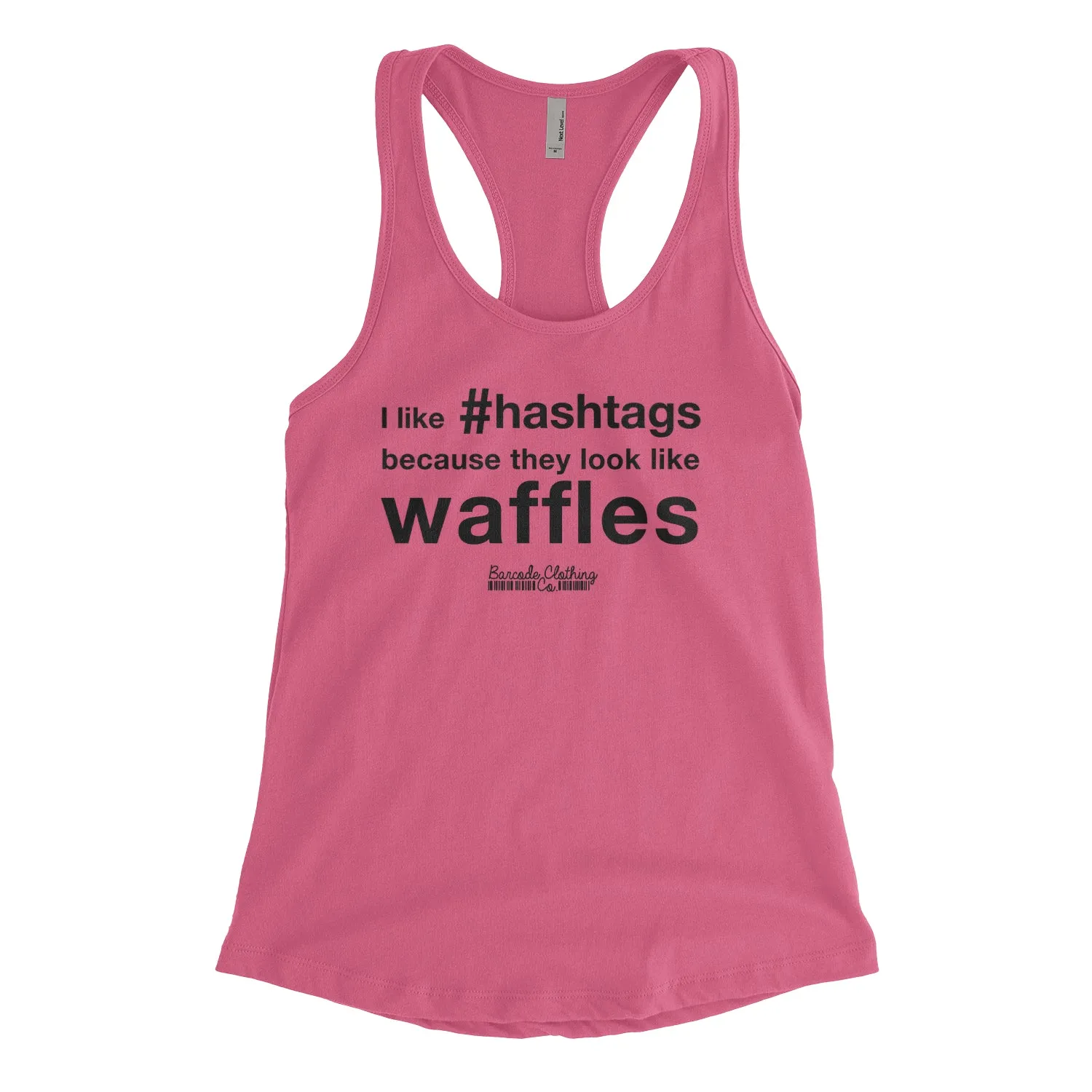 Hashtags Waffles Blacked Out