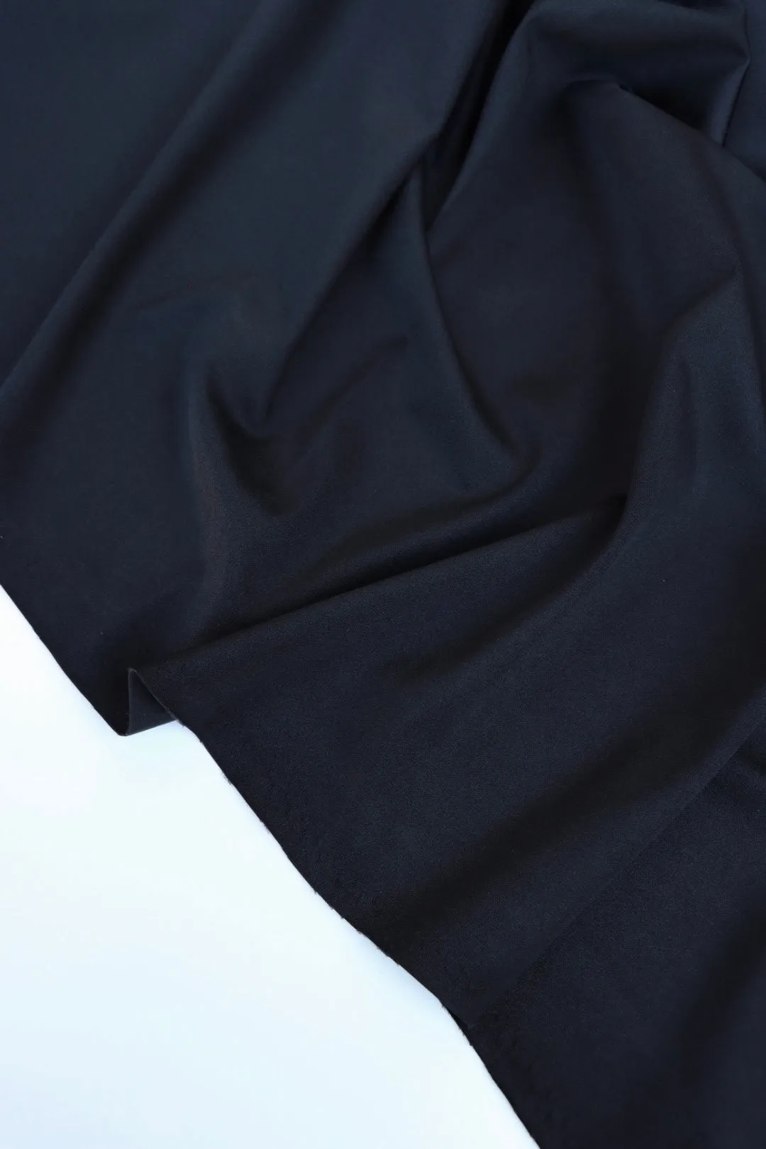 K-Deer Black Shiny Athletic Nylon/Spandex Tricot