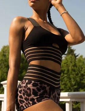 Leopard Workout Running Soft Shorts