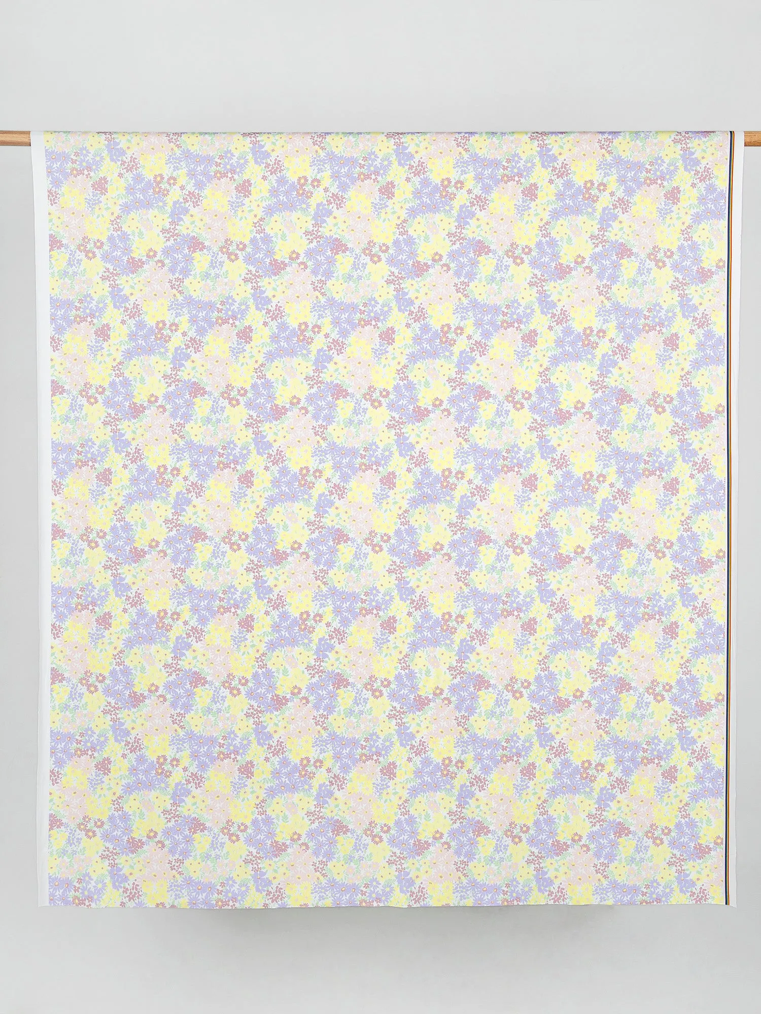 Matisse Inspired Daisy Recycled Swim Performance Knit - White   Lavender   Yellow