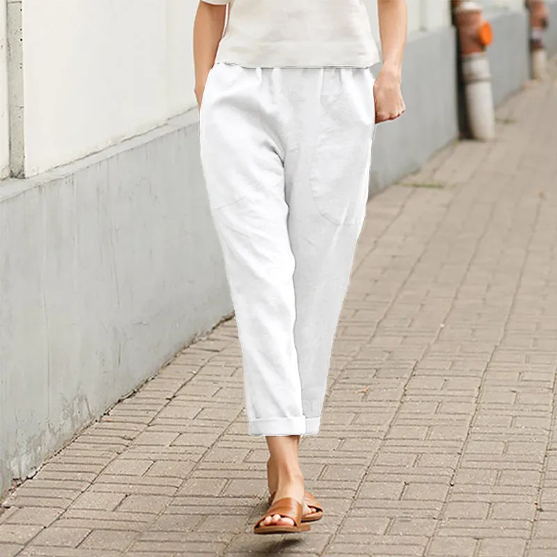 Megan™ | Women's linen and cotton loose pants