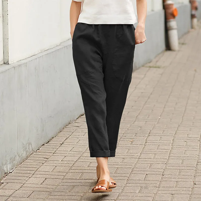 Megan™ | Women's linen and cotton loose pants