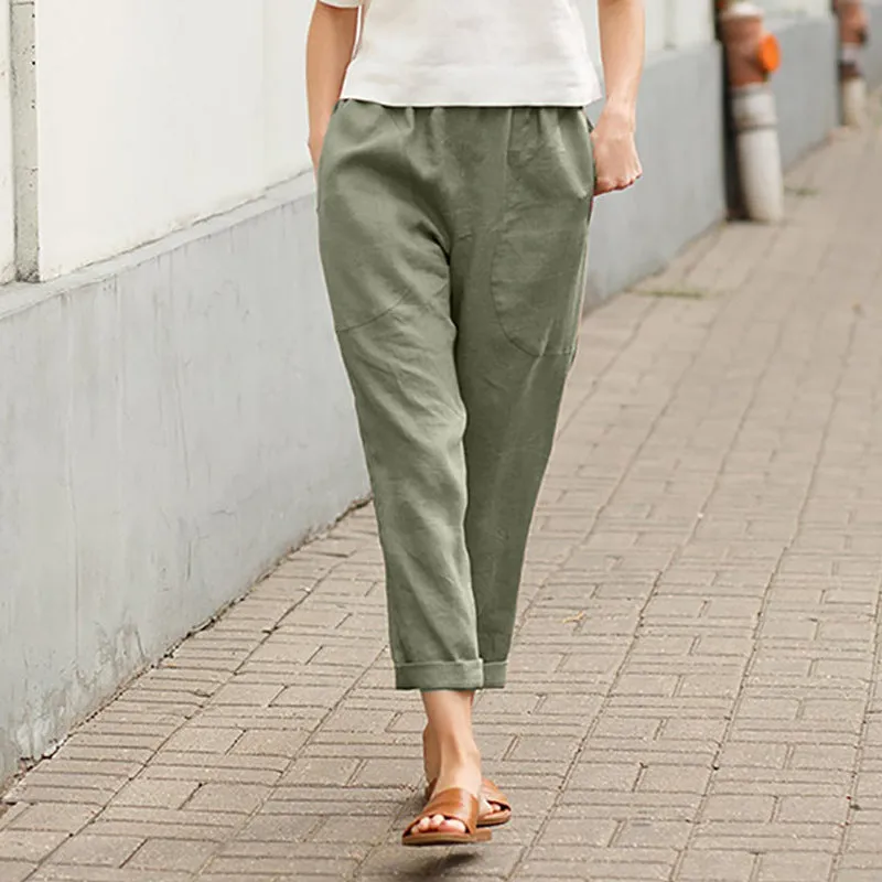 Megan™ | Women's linen and cotton loose pants
