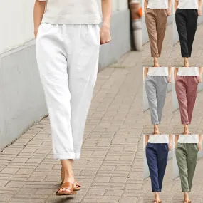 Megan™ | Women's linen and cotton loose pants