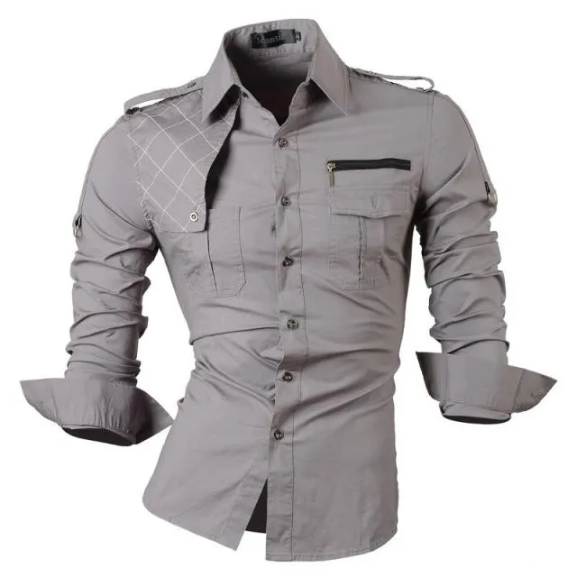 Men Casual Long Sleeve Shirt