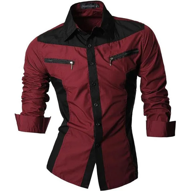 Men Casual Long Sleeve Shirt