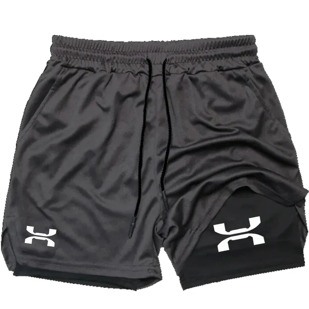 Mens 2in1 Quick Dry Running Shorts from Under Armor
