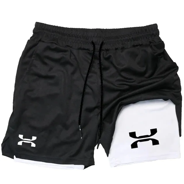 Mens 2in1 Quick Dry Running Shorts from Under Armor