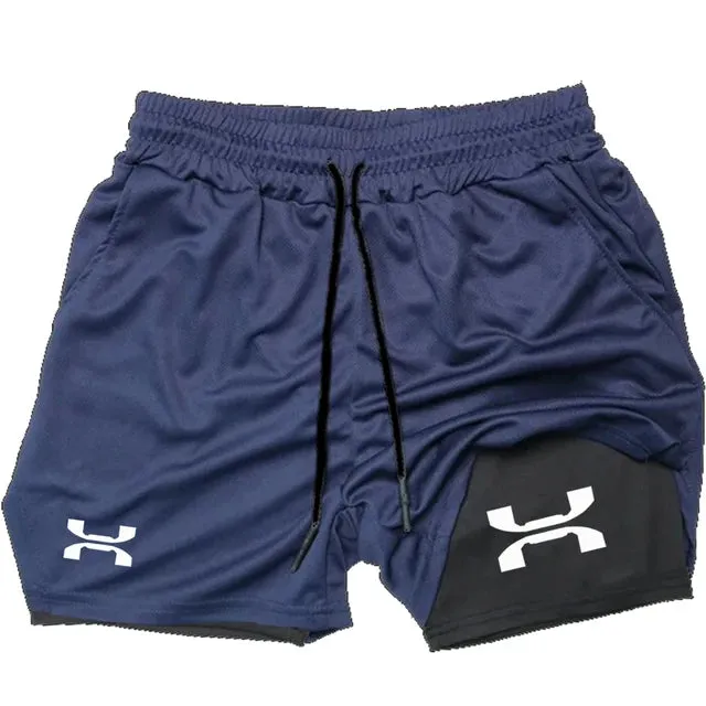 Mens 2in1 Quick Dry Running Shorts from Under Armor