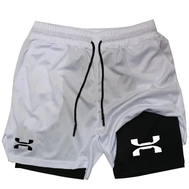 Mens 2in1 Quick Dry Running Shorts from Under Armor